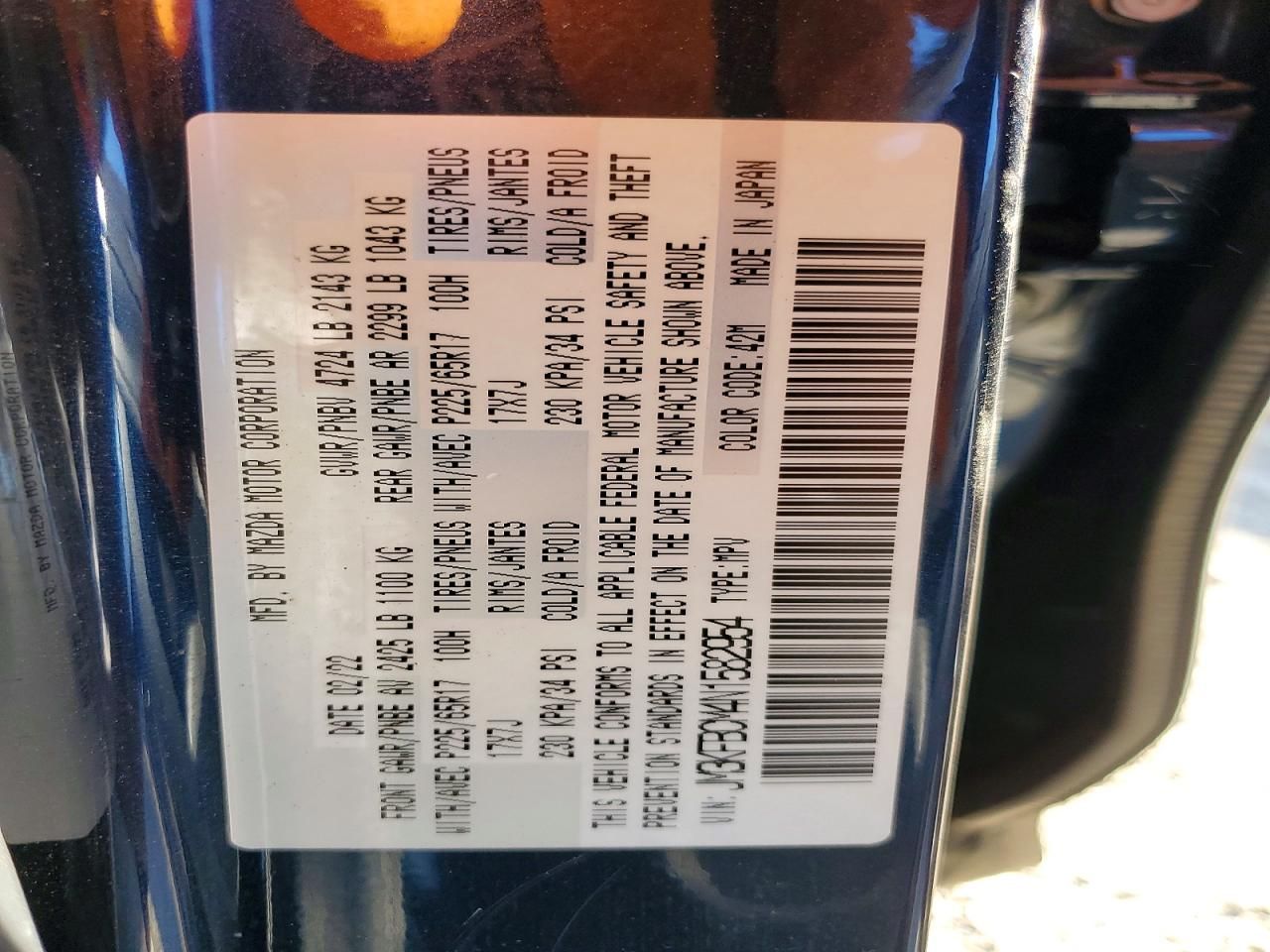 2022 Mazda Cx-5 Preferred