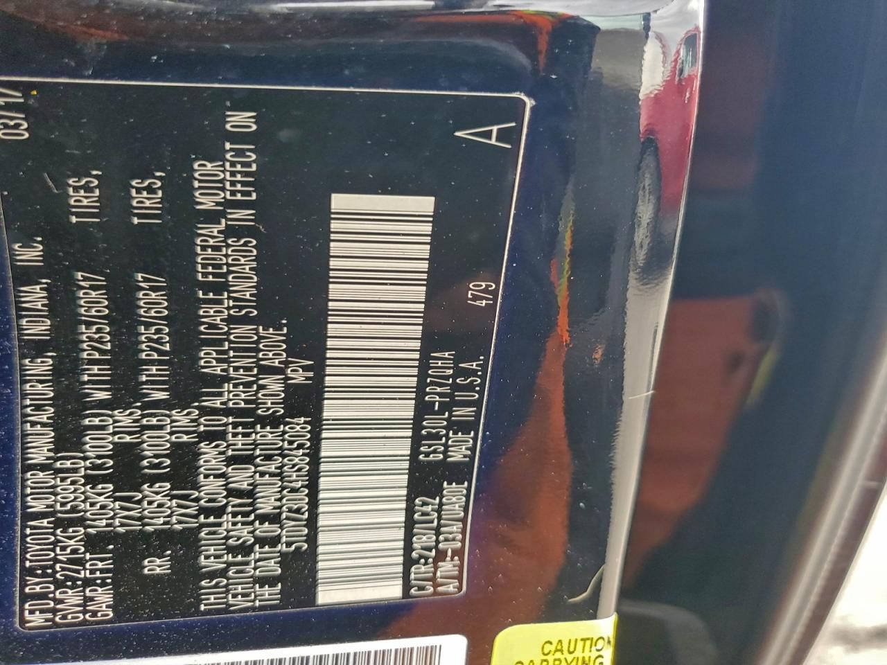 2017 Toyota Sienna xle