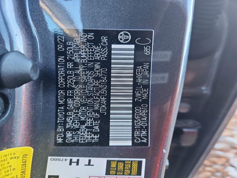 2022 Toyota Prius Night Shade