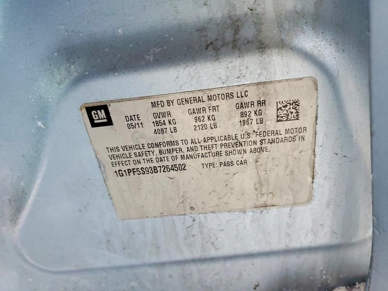 2011 Chevrolet Cruze lt