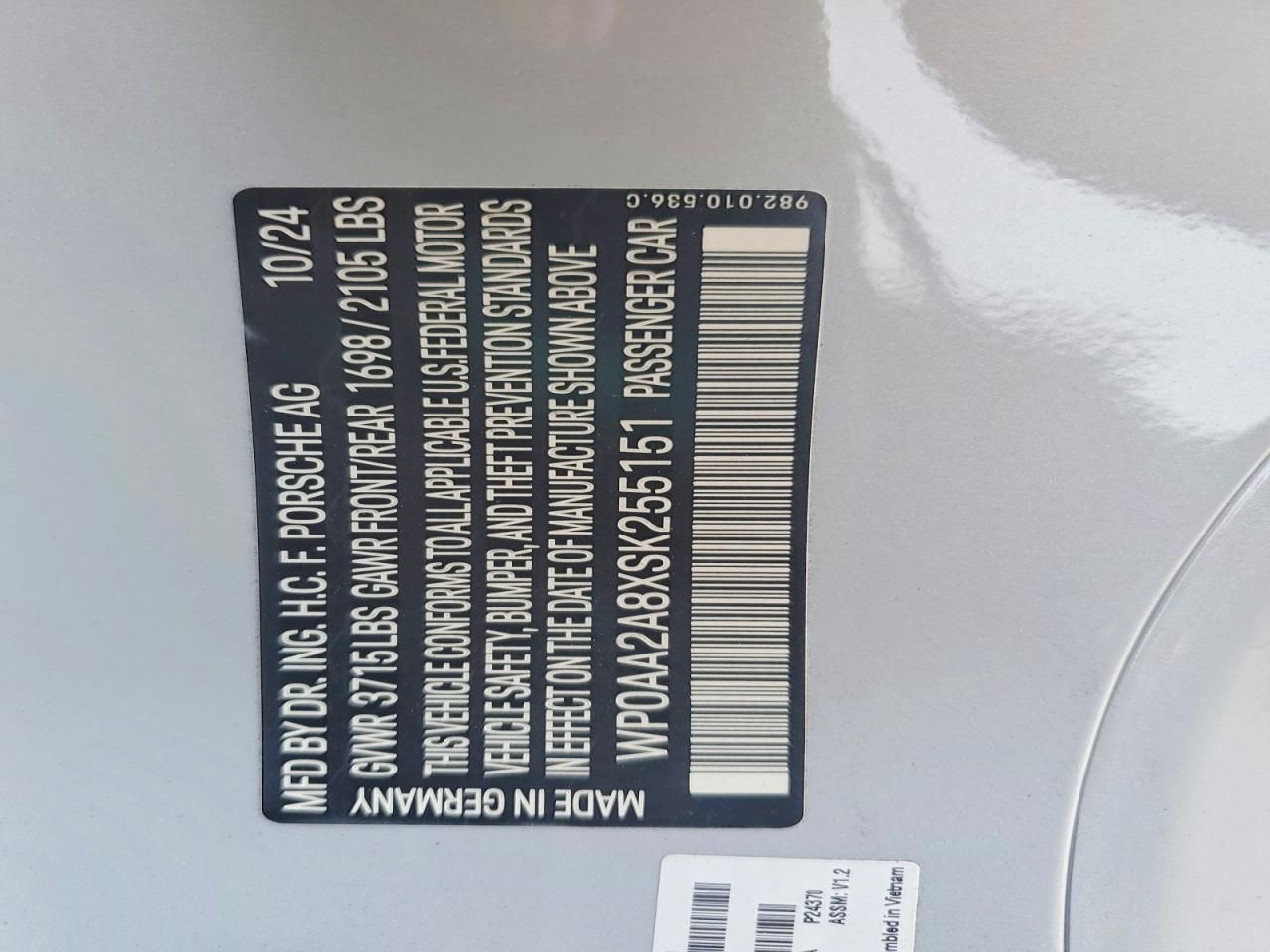 2025 Porsche Cayman Base