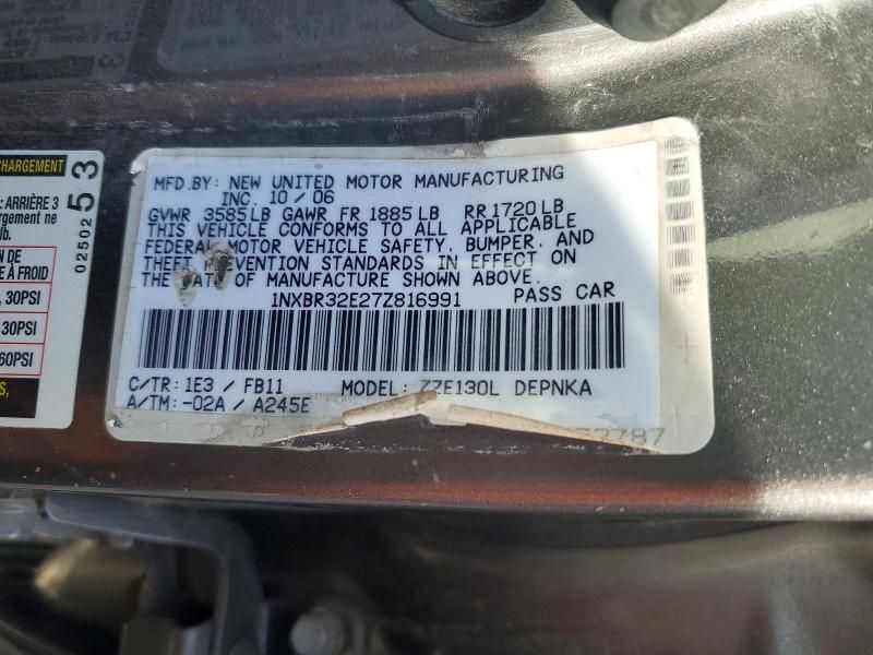 2007 Toyota Corolla ce