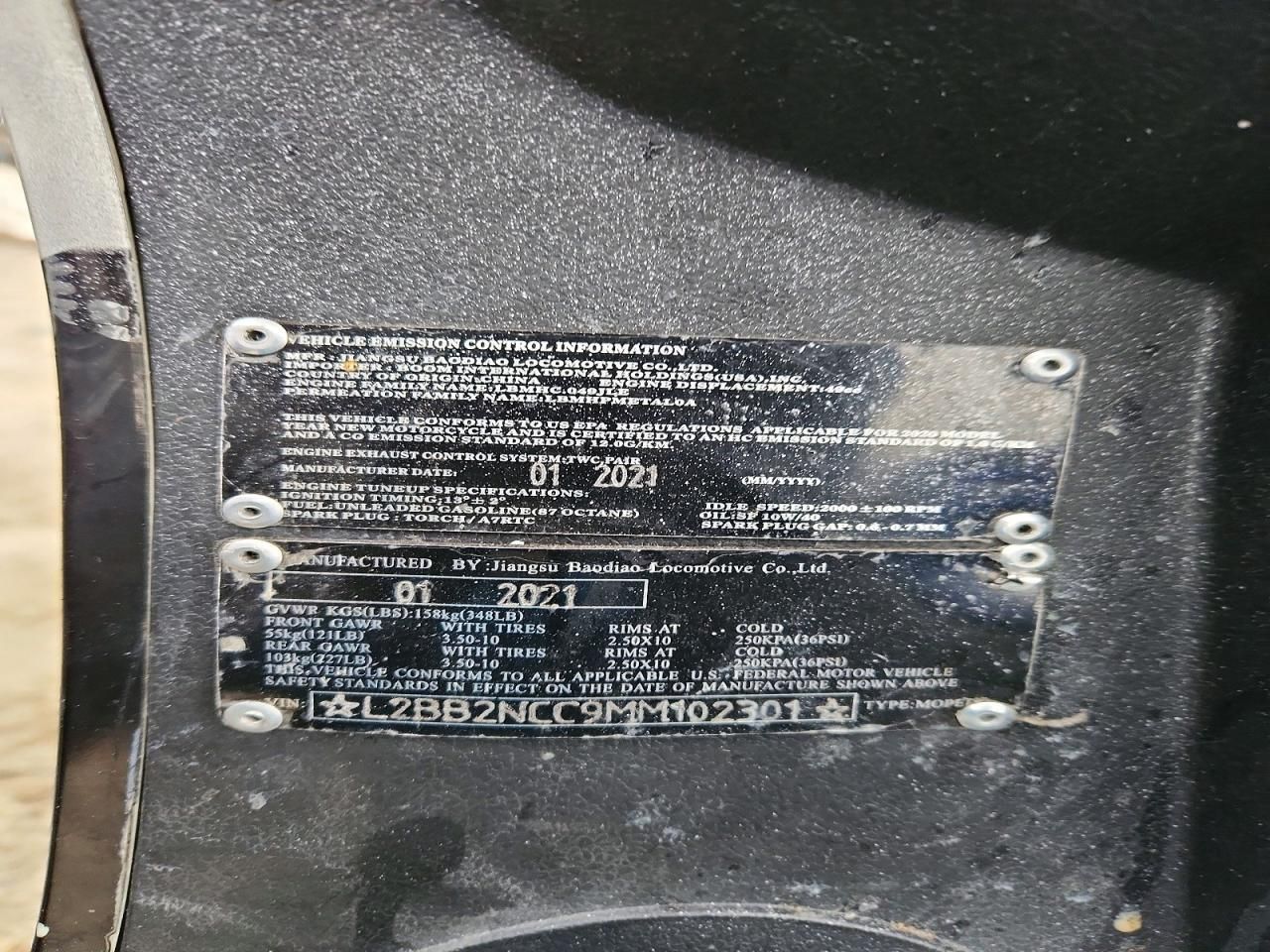 2021 Other Motorcycles Other