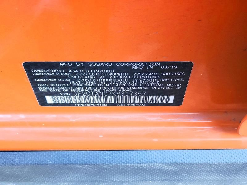 2019 Subaru Crosstrek Limited