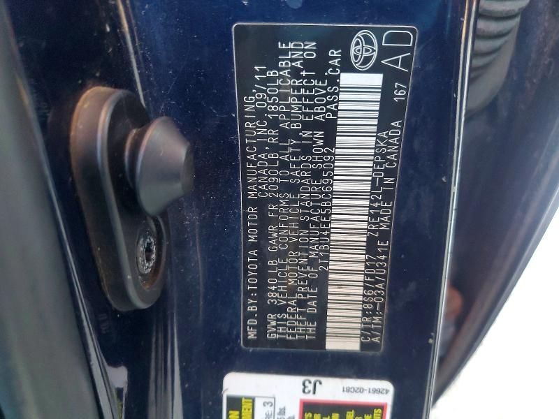 2011 Toyota Corolla Base