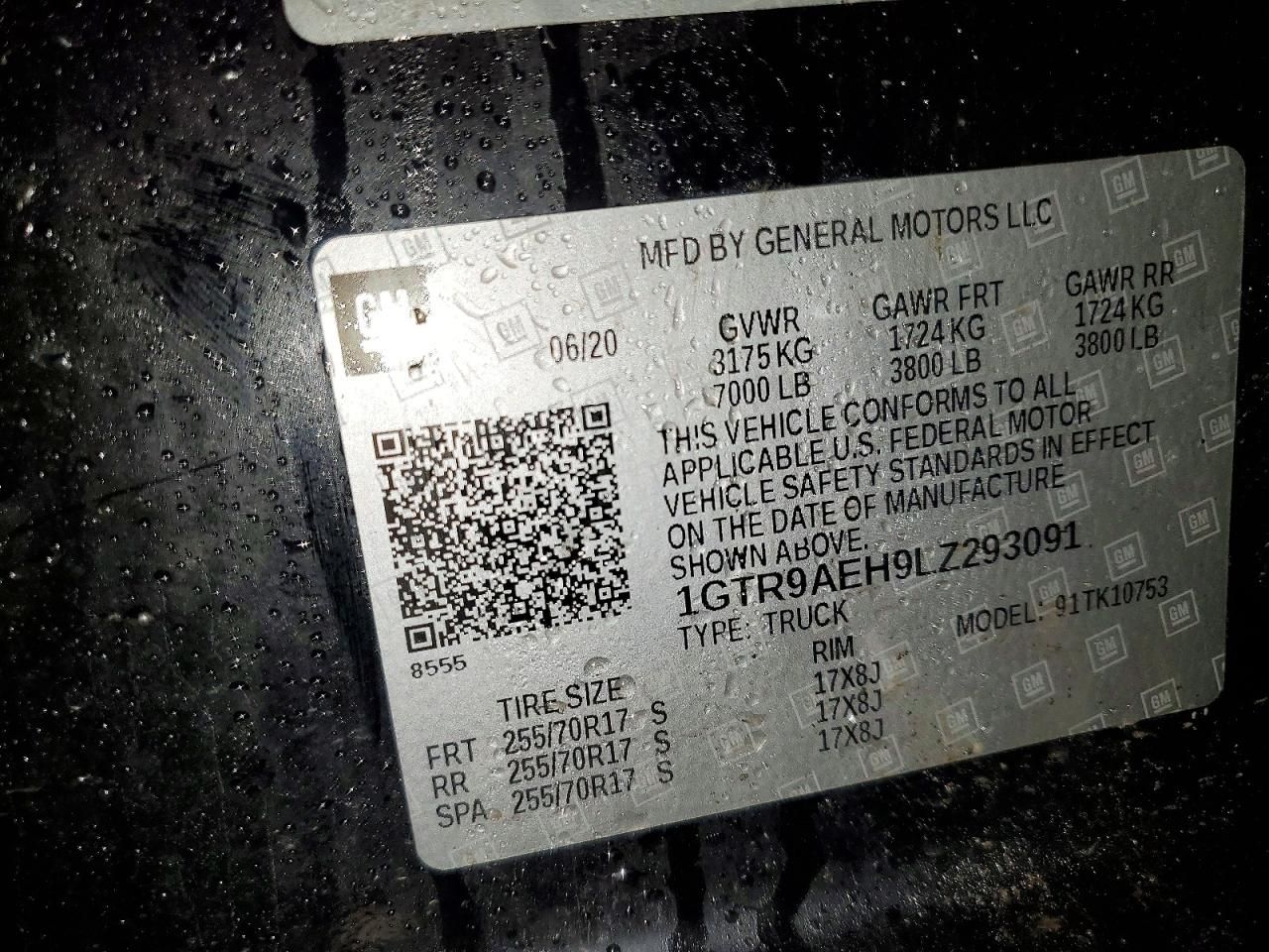 2020 GMC Sierra K1500