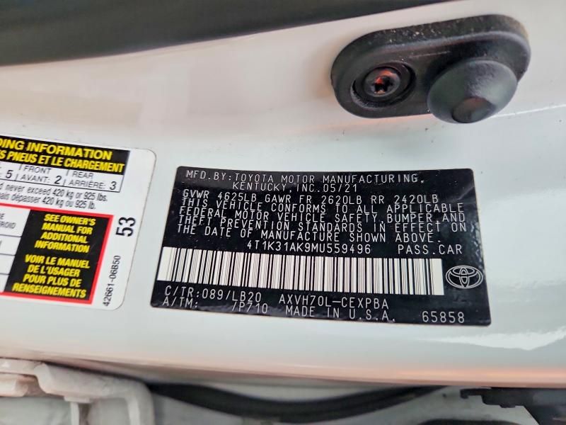 2021 Toyota Camry xse