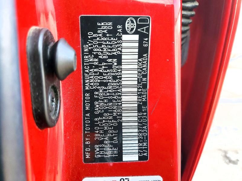 2010 Toyota Corolla Base