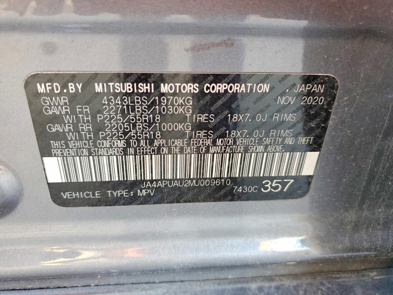 2021 Mitsubishi Outlander Sport es