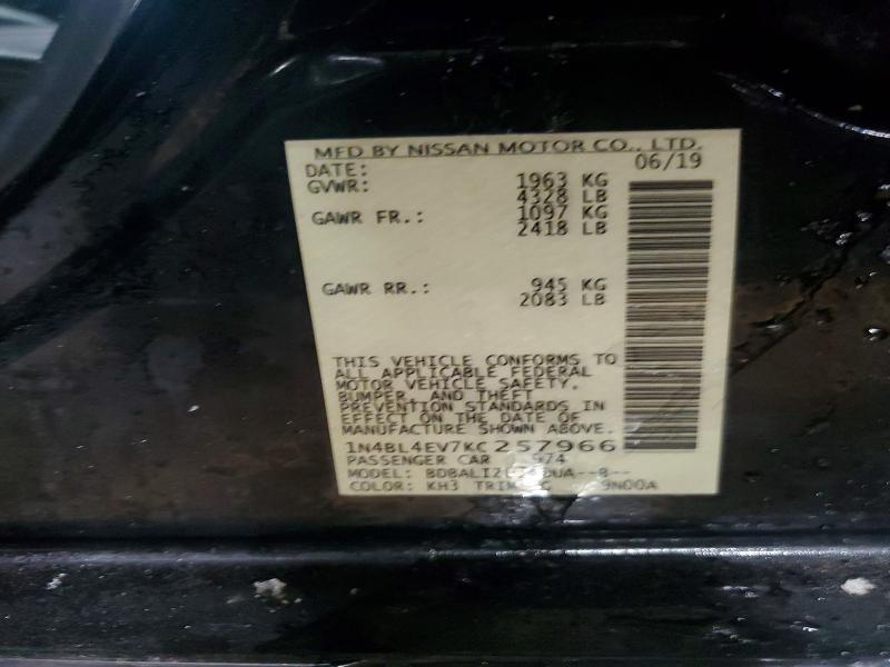 2019 Nissan Altima sl