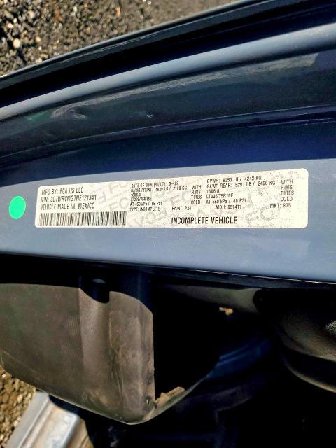 2022 Dodge RAM Promaster 3500 Delivery Truck