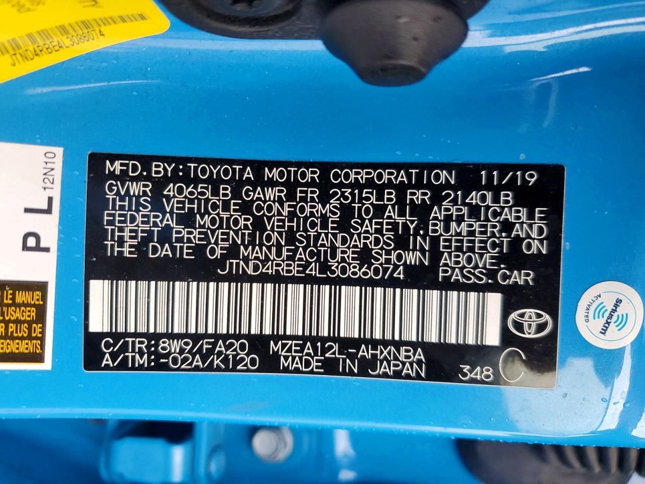 2020 Toyota Corolla se