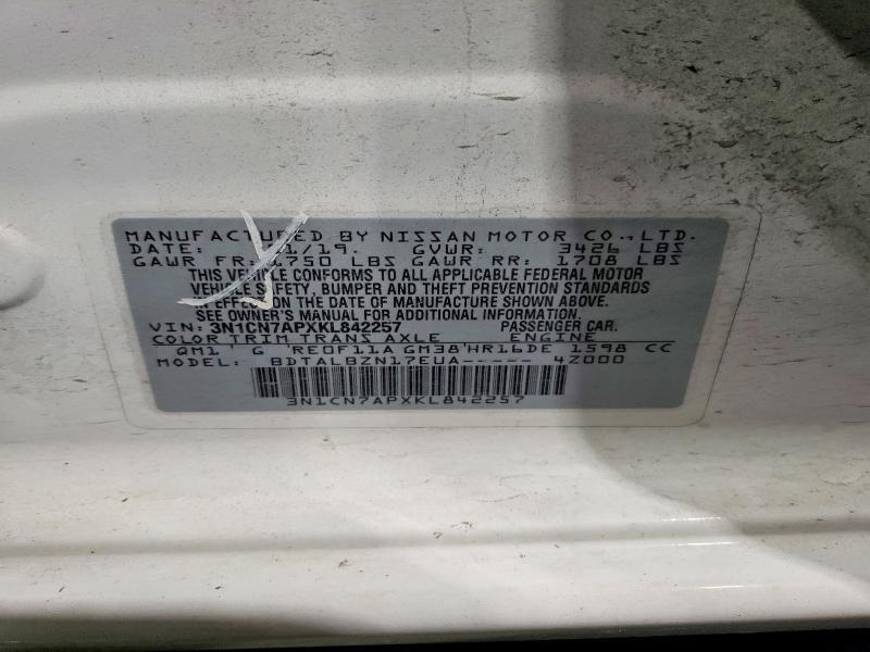 2019 Nissan Versa s