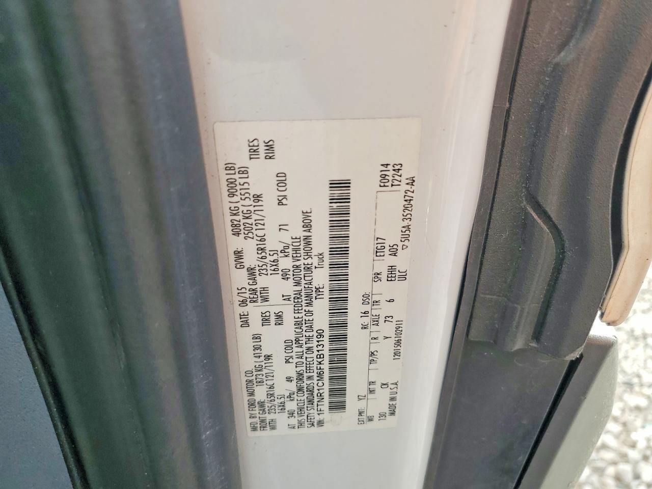 2015 Ford Transit T-250