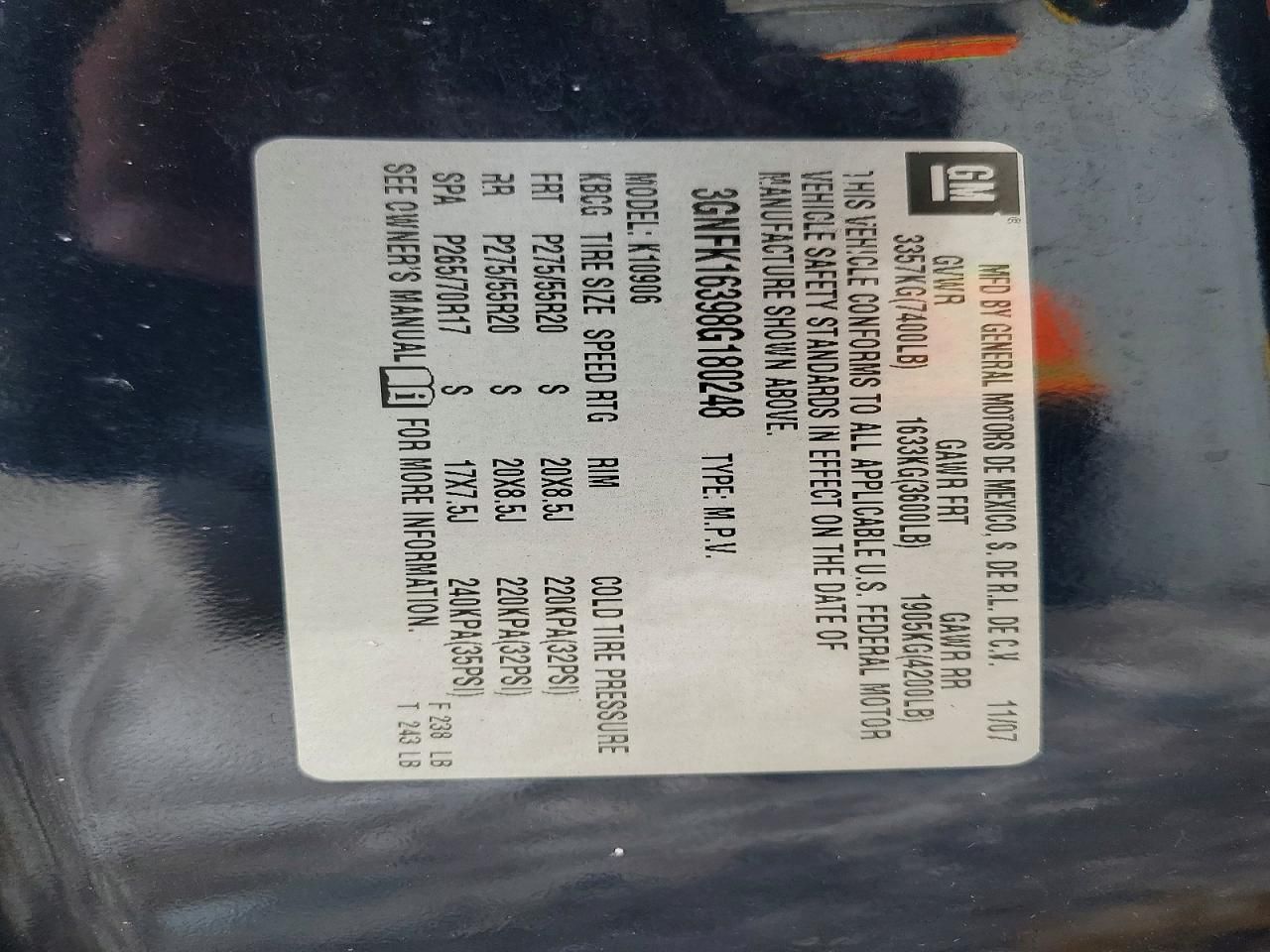 2008 Chevrolet Suburban K1500 ls