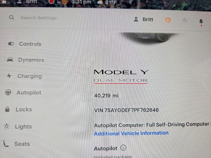 2023 Tesla Model y