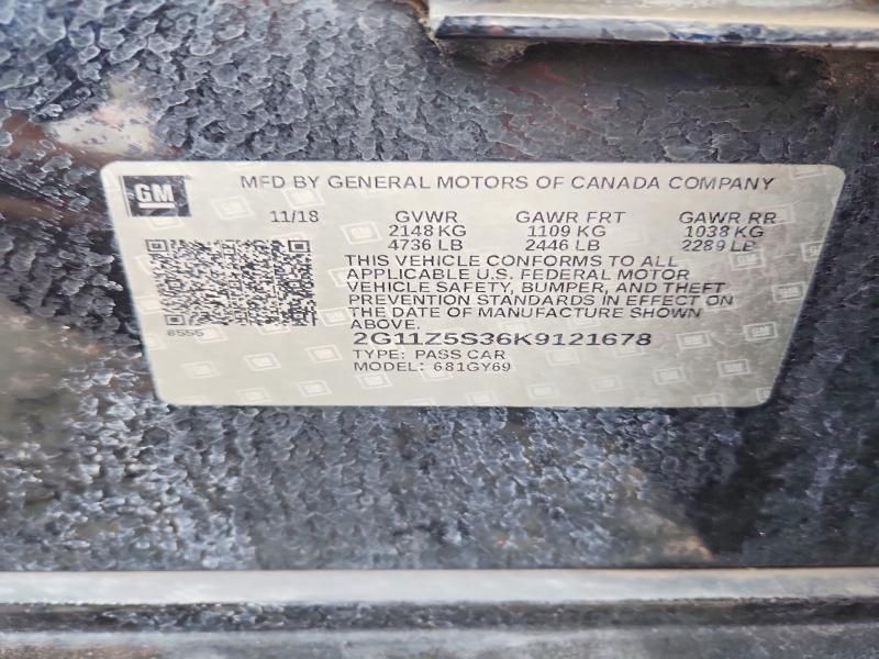 2019 Chevrolet Impala lt