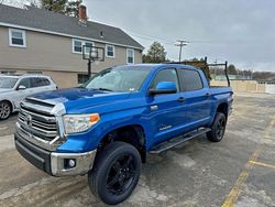 Salvage trucks for sale at North Billerica, MA auction: 2016 Toyota Tundra Crewmax SR5