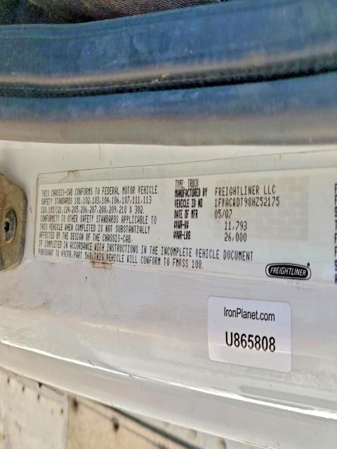 2008 Freightliner Business Class M2 BOX Truck