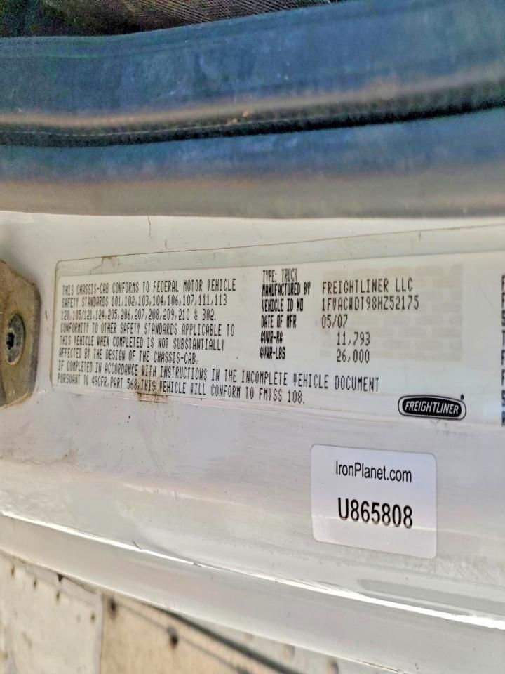 2008 Freightliner Business Class M2 BOX Truck