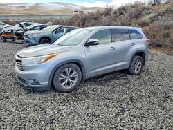 2015 Toyota Highlander le en venta en Reno, NV