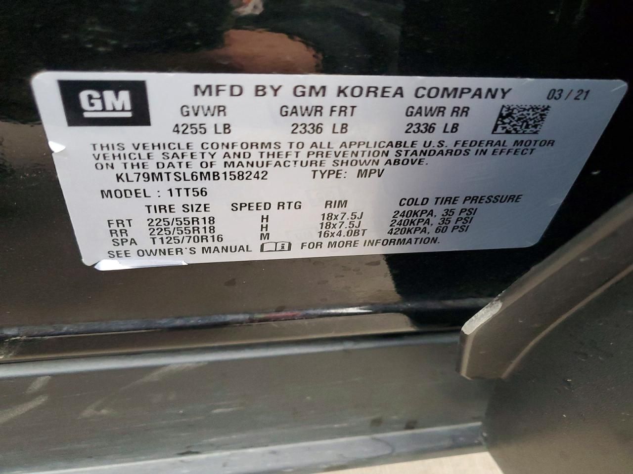 2021 Chevrolet Trailblazer rs