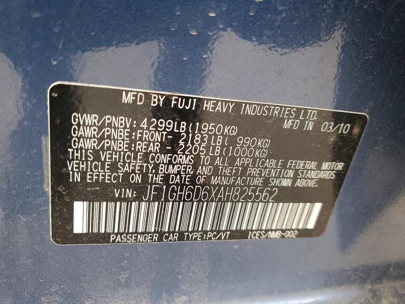 2010 Subaru Impreza