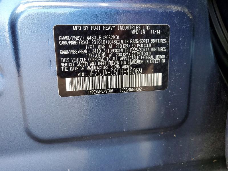 2015 Subaru Forester 2.5i Limited