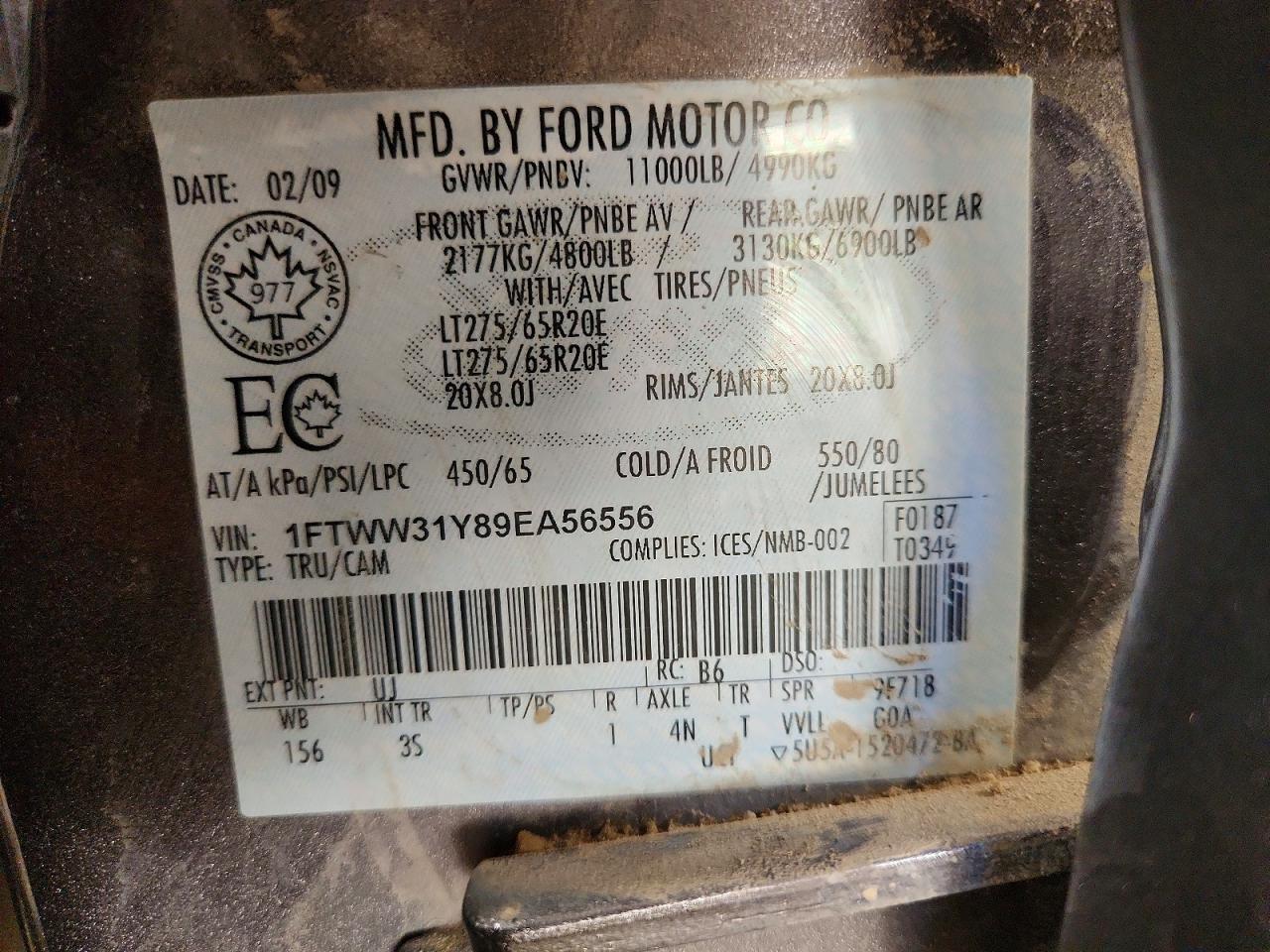 2009 Ford F350 Super Duty