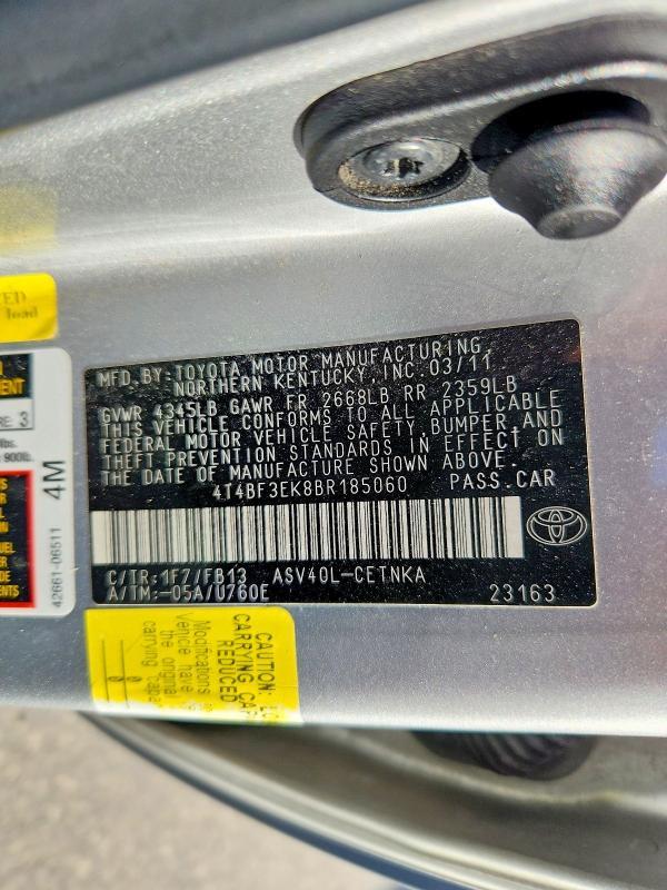 2011 Toyota Camry Base