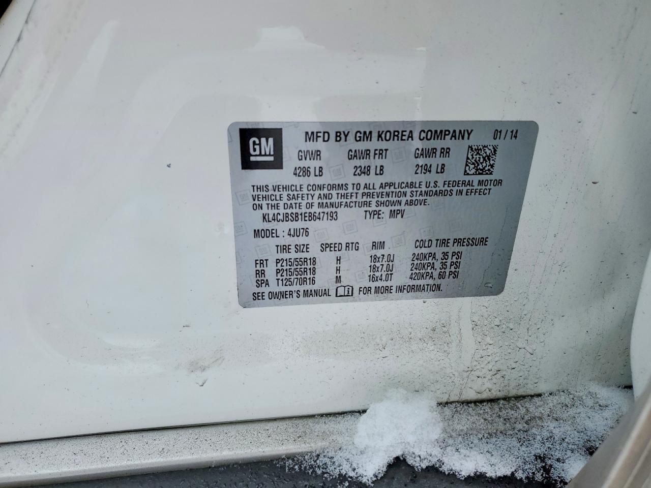 2014 Buick Encore Convenience