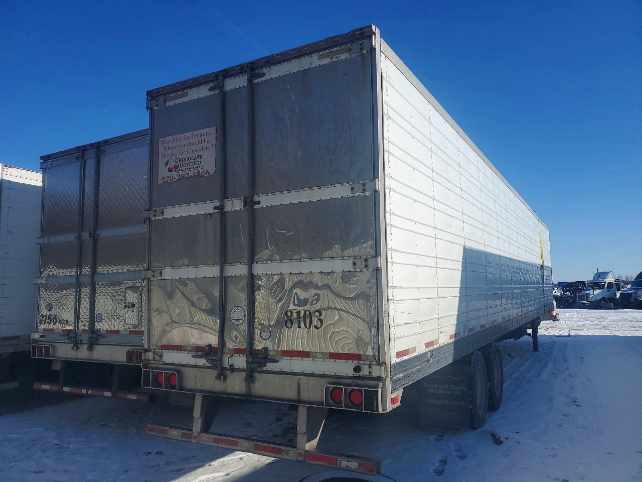 2008 Utility Refrigerated Van Trailer
