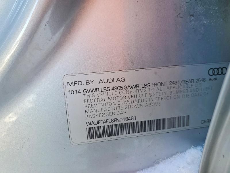 2015 Audi A4 Premium Plus