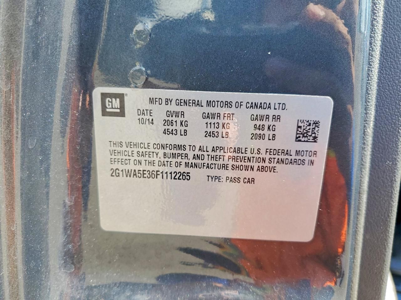 2015 Chevrolet Impala Limited ls