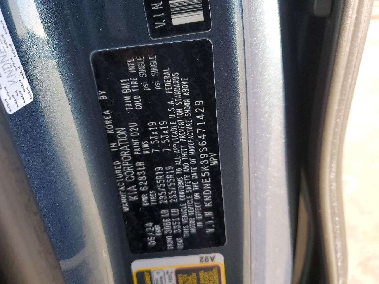 2025 KIA Carnival sx