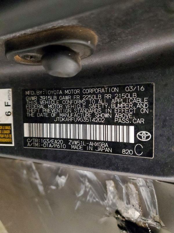 2016 Toyota Prius
