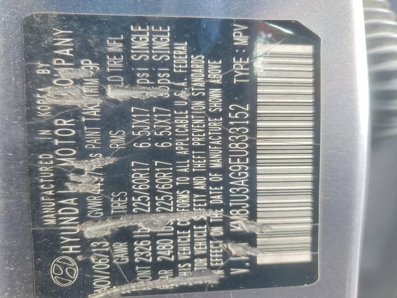 2014 Hyundai Tucson gls