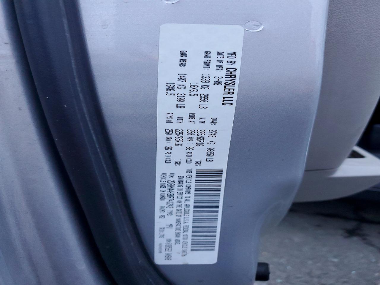 2008 Dodge Grand Caravan se