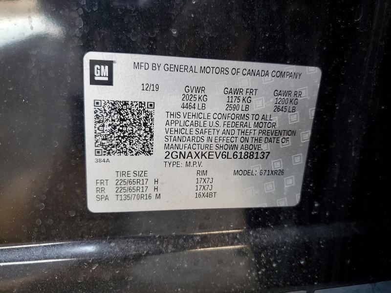 2020 Chevrolet Equinox lt