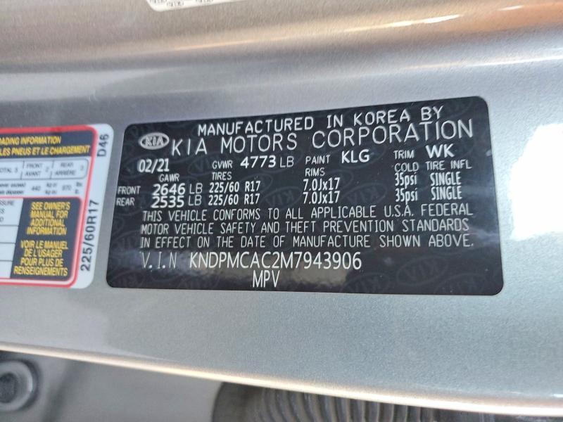 2021 KIA Sportage lx