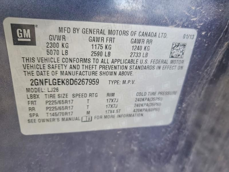 2013 Chevrolet Equinox ltz