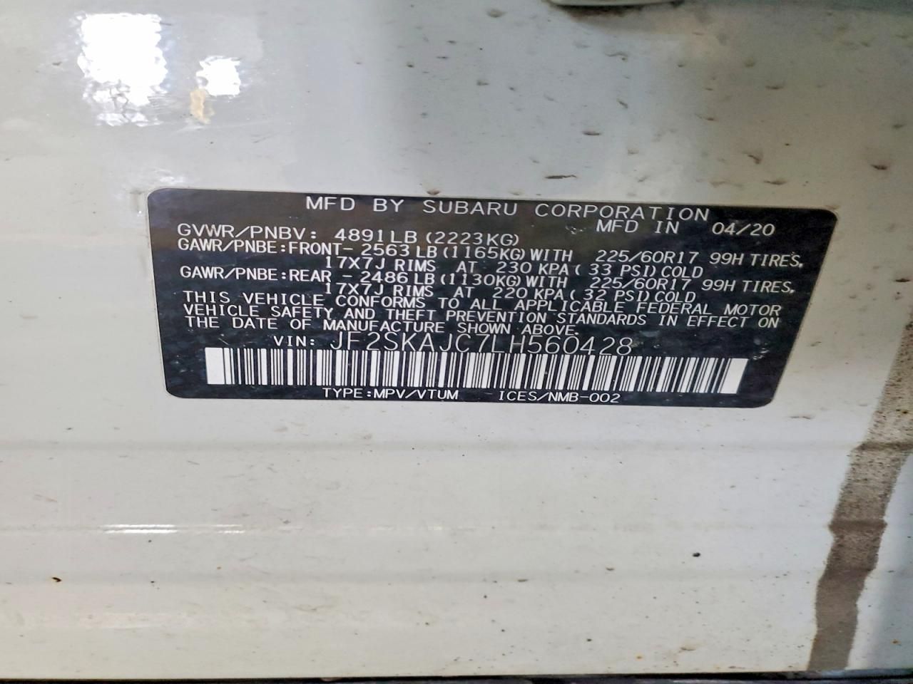 2020 Subaru Forester Premium