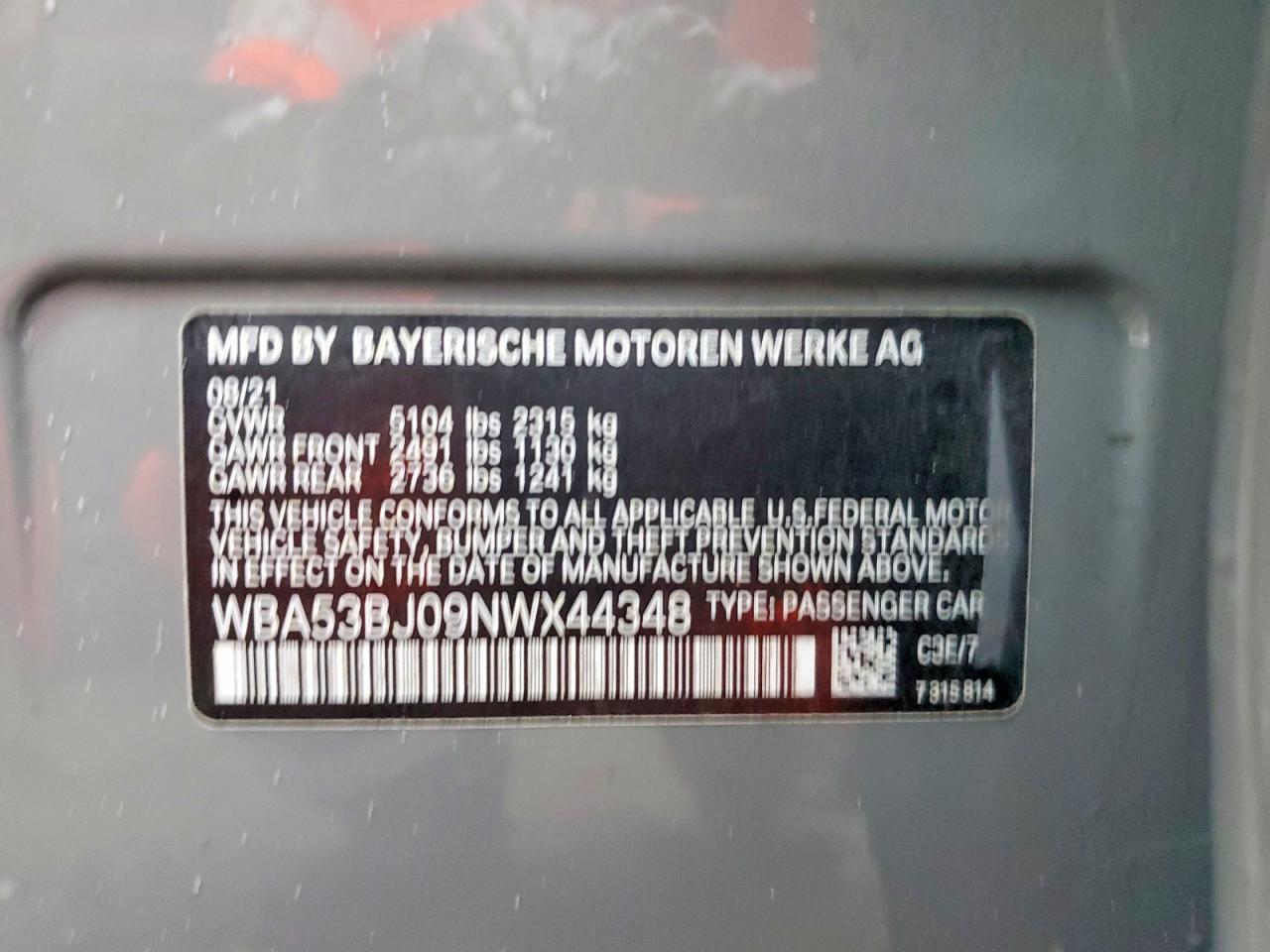 2022 BMW 540 i