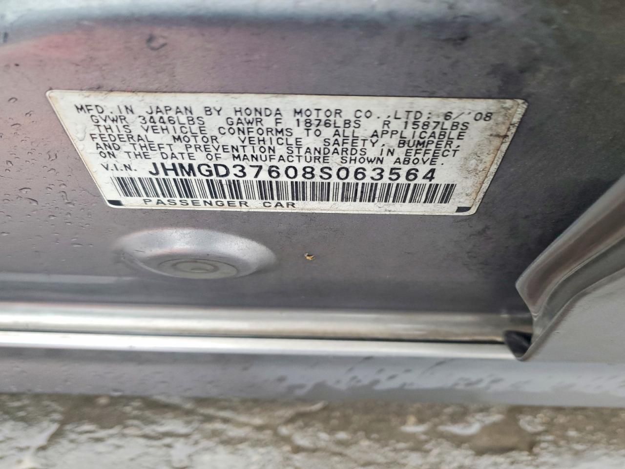 2008 Honda Fit Sport