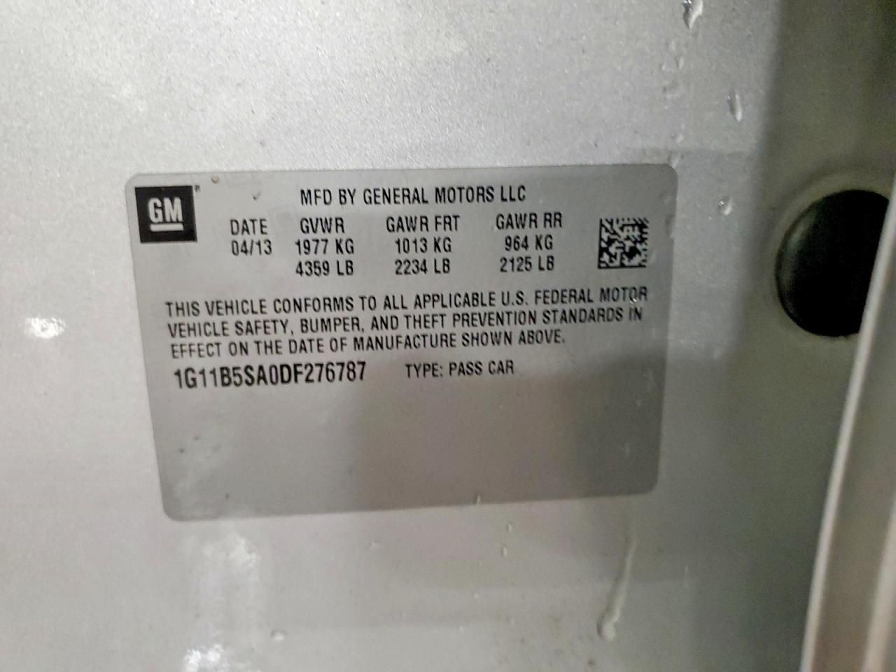 2013 Chevrolet Malibu ls