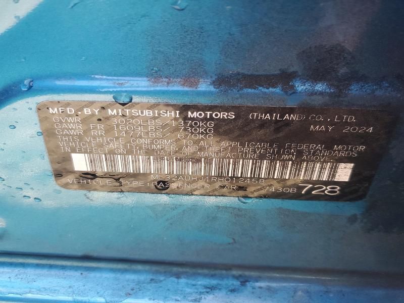 2024 Mitsubishi Mirage es