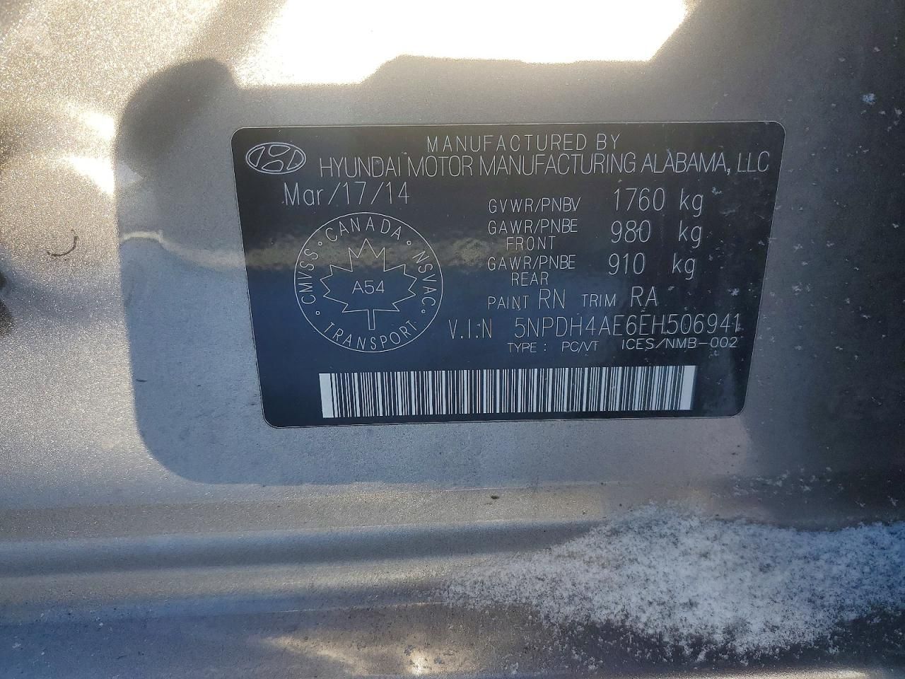 2014 Hyundai Elantra se