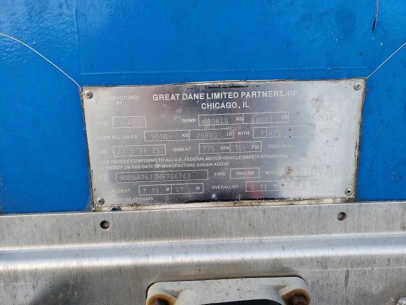 2011 Great Dane Trailer