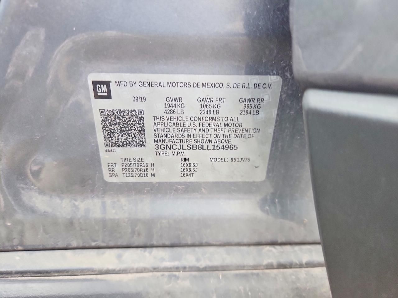 2020 Chevrolet Trax 1LT