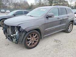 Jeep salvage cars for sale: 2016 Jeep Grand Cherokee Summit